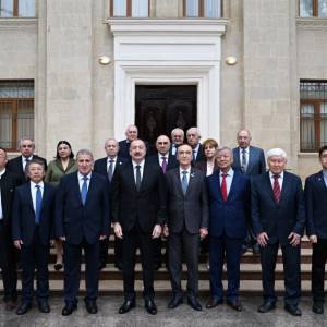 80th-anniversary of Azerbaijan National Academy of Sciences was held. The President of the Republic of Azerbaijan Ilham Aliyev, attended the event